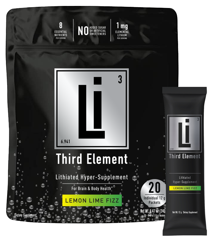 Third Element - Lithiated Hyper-Supplement, 20 CT (Practitioners)