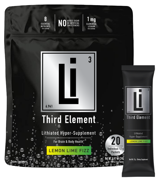 Third Element - Lithiated Hyper-Supplement, 20 CT